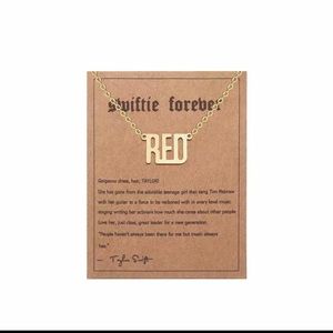 Taylor Swift RED Necklace